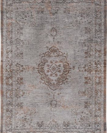 tapis Louis De Poortere LX8257 Fading World Medaillon Grey Ebony