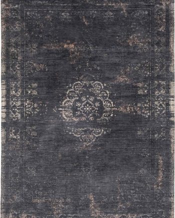 tapis Louis De Poortere LX8263 Fading World Medaillon Mineral Black