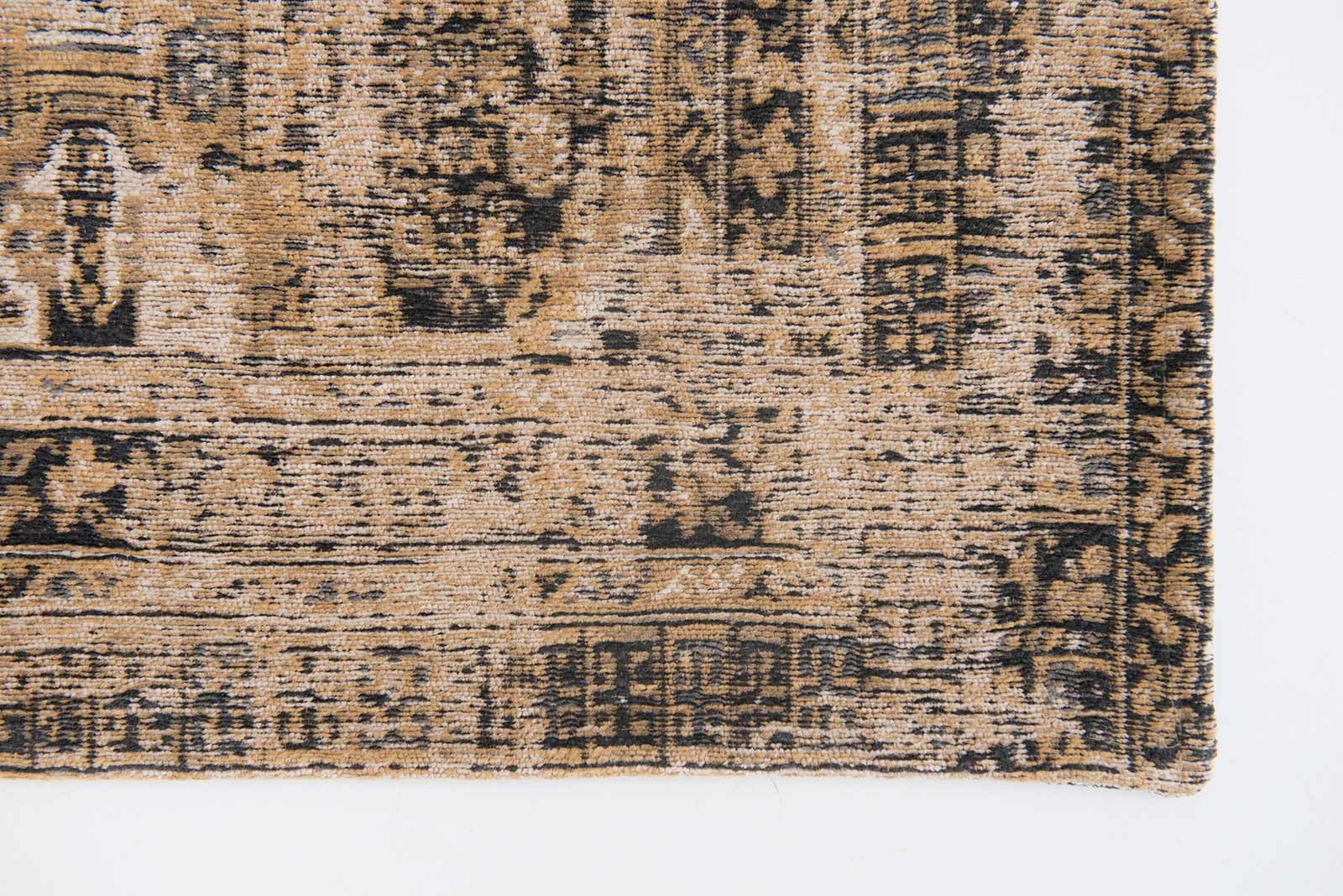 tapis Louis De Poortere LX8720 Antiquarian Antique Hadschlu Agha Old Gold corner