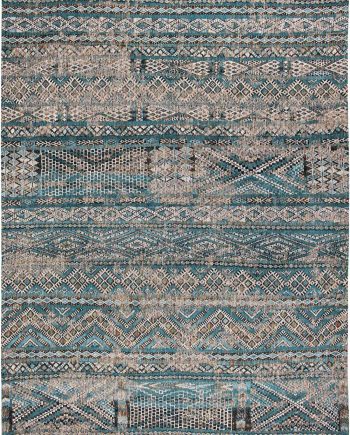 Louis De Poortere tapis CS 9110 Antiquarian Kilim Zemmuri Blue