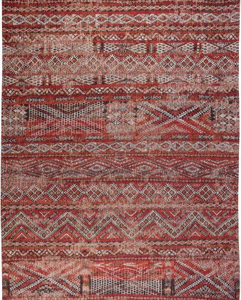 Louis De Poortere tapis CS 9115 Antiquarian Kilim Fez Red