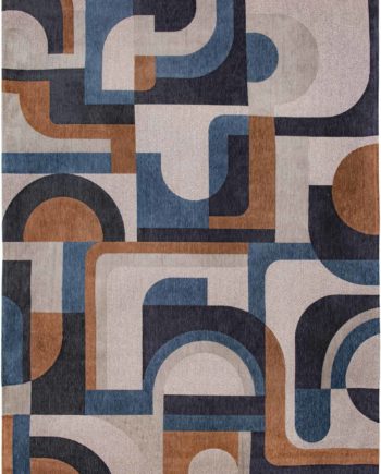 Louis De Poortere tapis CS 9196 Nuance Module Camel Blue