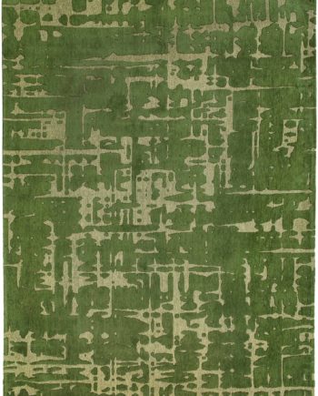 Louis De Poortere tapis CS 9202 Structures Baobab Perrier Green