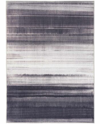 Calvin Klein tapis Launder CK031 LDR01 IVBLK IVORY BLACK 5x7 099446914743