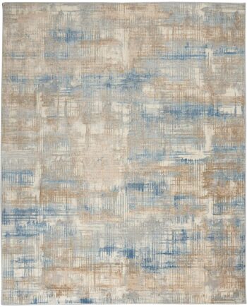 Calvin Klein tapis Rush CK950 CK951 BLBGE BLUE BEIGE 7x10 099446784094