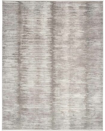 Nourison tapis Abstract Hues ABH03 GRYWT GREY WHITE 5X8 099446906489