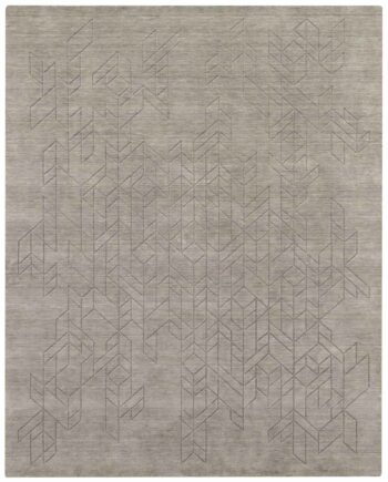 Nourison tapis Alessia ALE01 GREY 8x10 099446901750