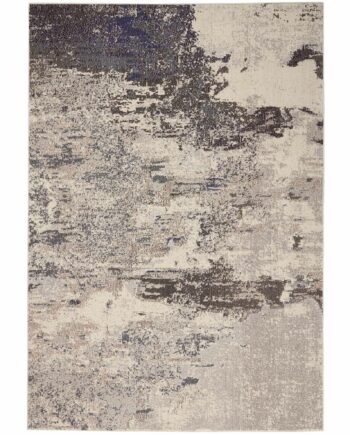 Nourison tapis Celestial CES02 IVGRY IVORY GREY 5x7 099446149107