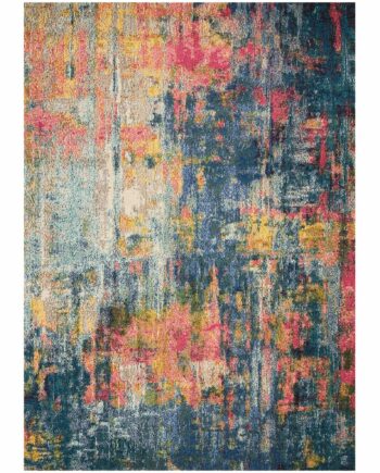 Nourison tapis Celestial CES09 BLYEL 5x7 099446408921 MAIN