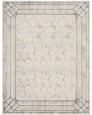 Nourison tapis Glitz GLZ03 IVTAU IVORY TAUPE 8x10 099446134295