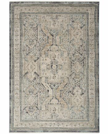 Nourison tapis Lynx LNX01 IVCHA IVORY CHARCOAL 5x8 099446082619