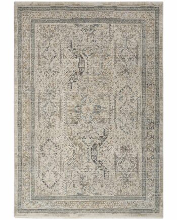 Nourison tapis Lynx LNX01 IVGBL IVORY GREY BLUE 5x8 099446082169