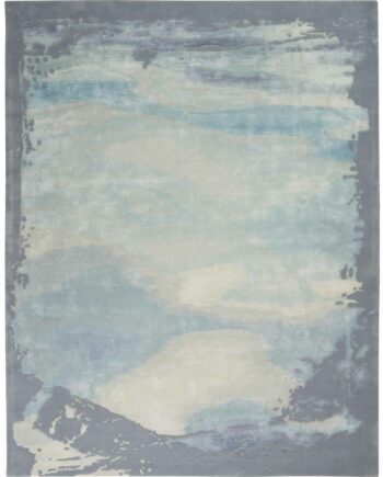 Nourison tapis Prismatic PRS19 SFMSL SEAFOAM SILVER 8X10 099446783349