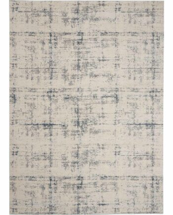 Nourison tapis Rustic Textures RUS06 IVBLU IVORY BLUE 8x11 099446476388