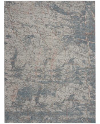 Nourison tapis Rustic Textures RUS15 LGYBL LIGHT GREY BLUE 8x11 099446799494