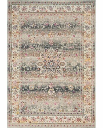 Nourison tapis Vintage Kashan VKA01 GREY 5x7 099446455116 MAIN