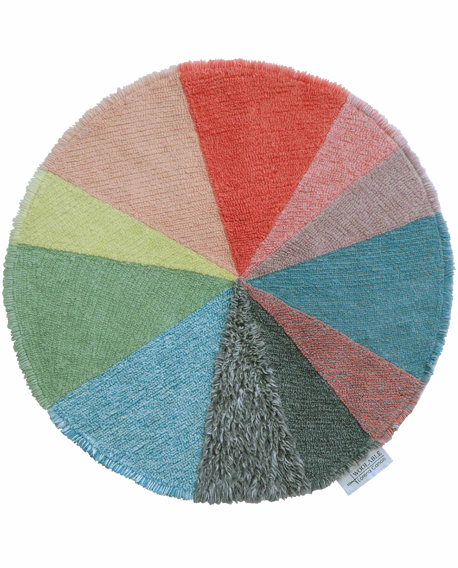 Lorena Canals Woolable tapis Pie Chart WO PIE RS 1