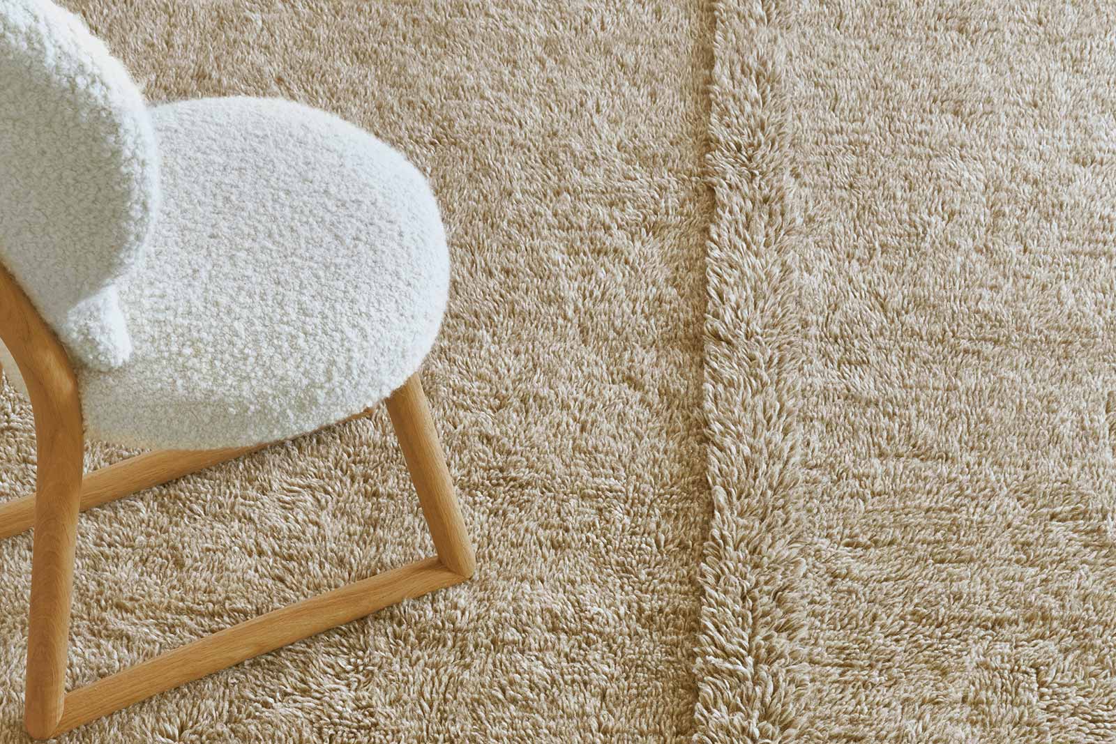 Lorena Canals Woolable tapis Tundra Blended Sheep Beige WO TUN LBG S 8