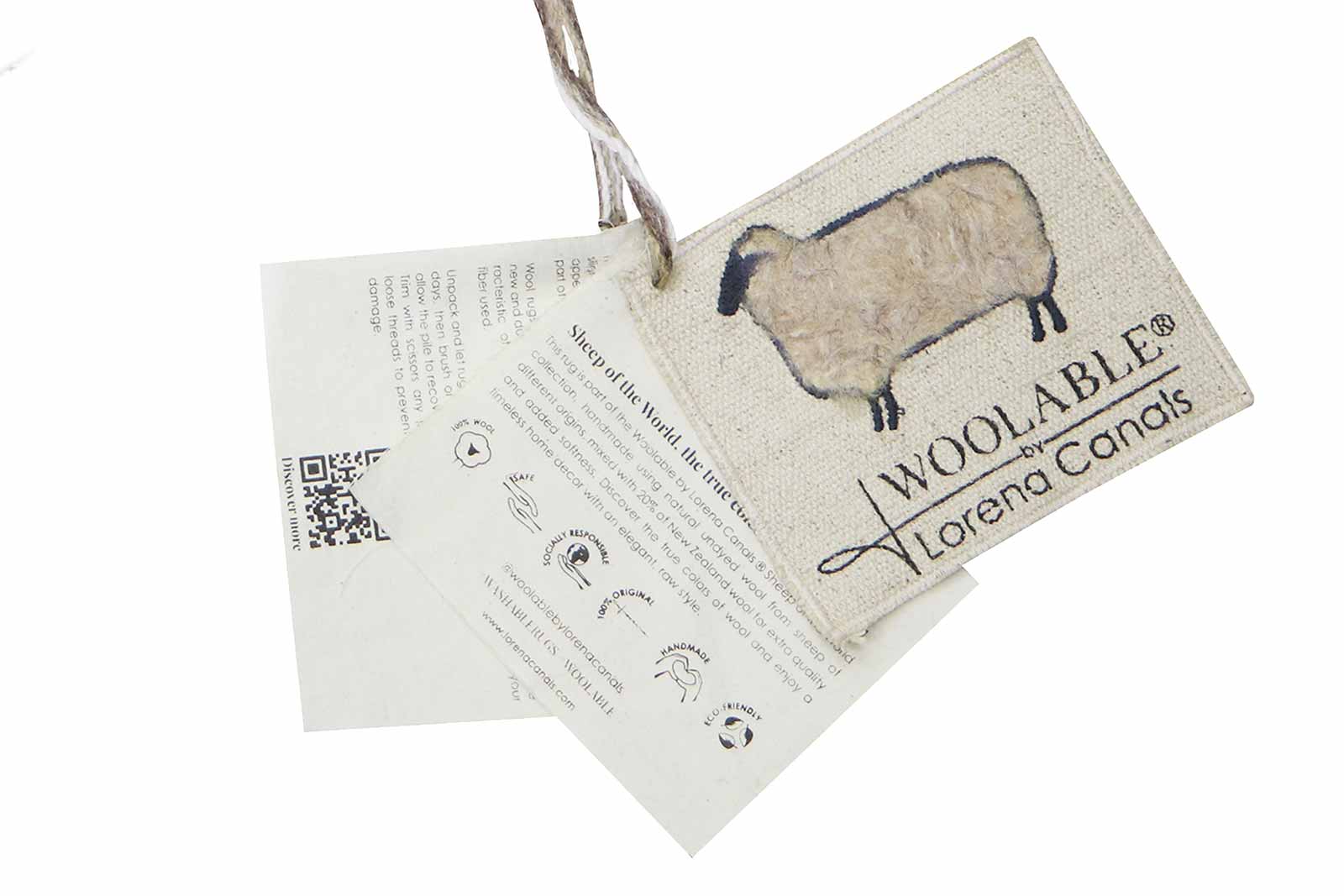 Lorena Canals Woolable tapis Woolly Sheep Beige WO WOOLLY BG LB 1