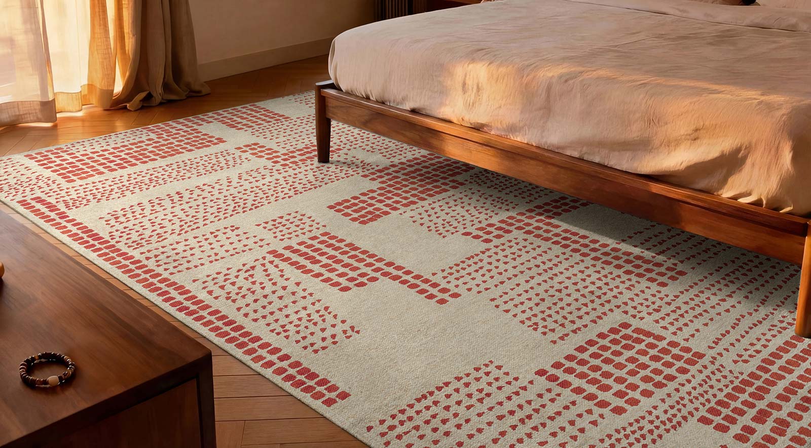 Louis De Poortere tapis Craft 2078 Zen Garden Grenadine interior 2