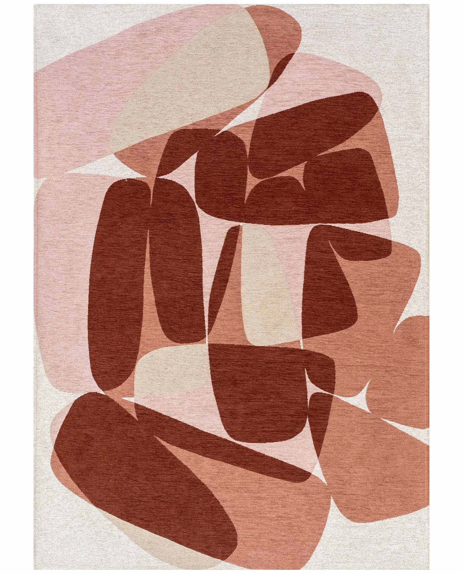 Louis De Poortere tapis Gallery 2088 Stones Cherry Mocha