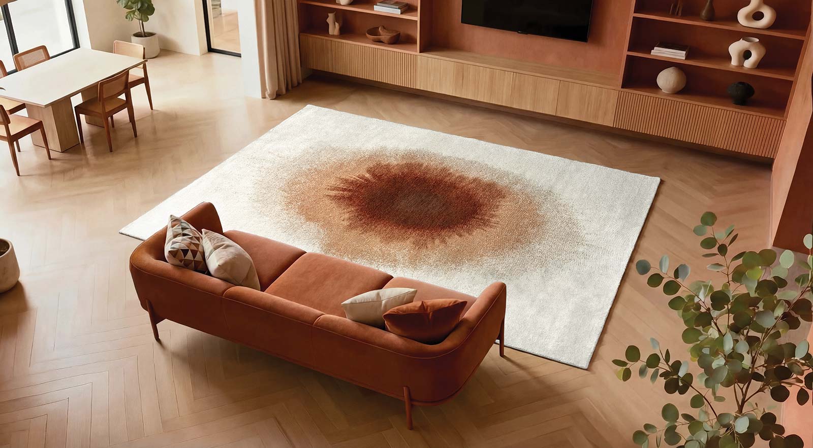 Louis De Poortere tapis Meditation 2106 Drop Indian Snow interior 2