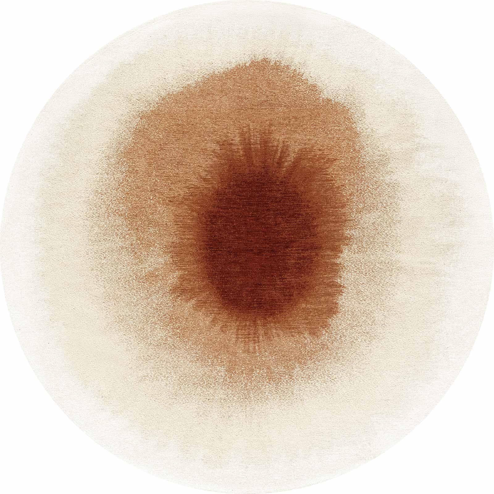 Louis De Poortere tapis Meditation 2106 Drop Indian Snow round 1